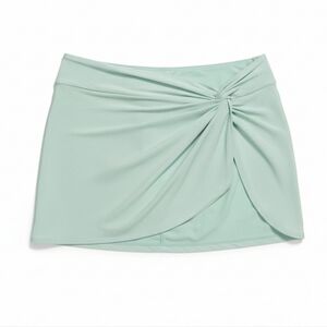 Victoria's Secret Mini Swim Sarong Skirt Bikini Coverup Swimsuit Aqua NEW XL/XXL